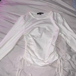 White Skinny fit Tee